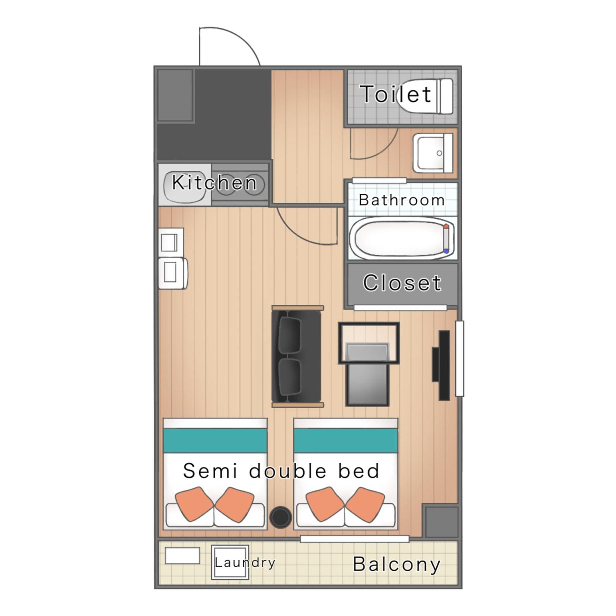 Apartment アリタクローバーハイツ103 Osaka