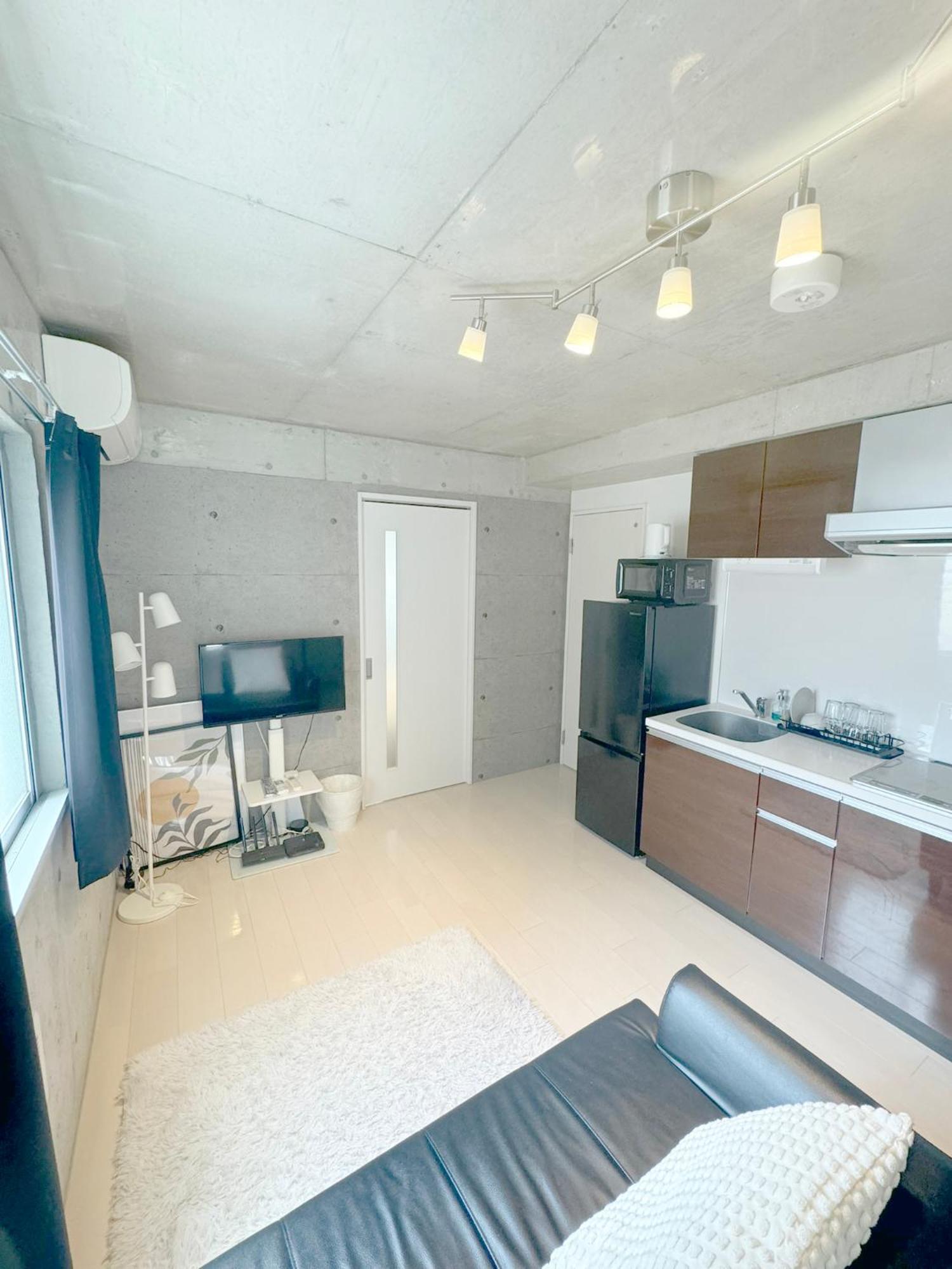 Apartment 今宮駅徒歩2分大国町駅5分 難波道頓堀も徒歩圏内402 ホテルリネン使用