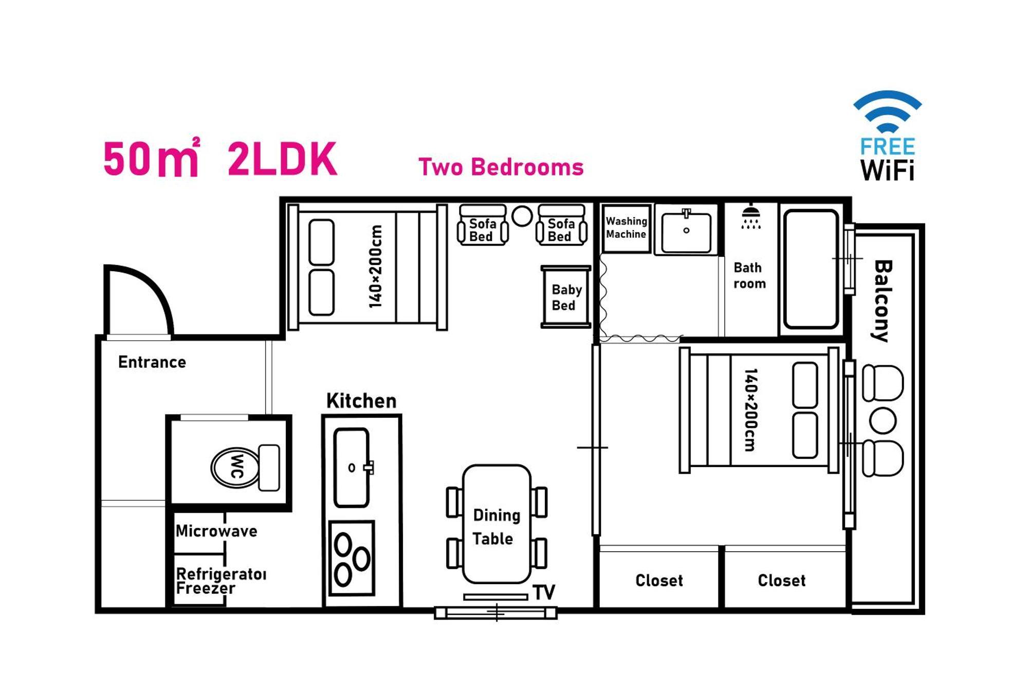 Shinsaibashi Lofts Apartment *
