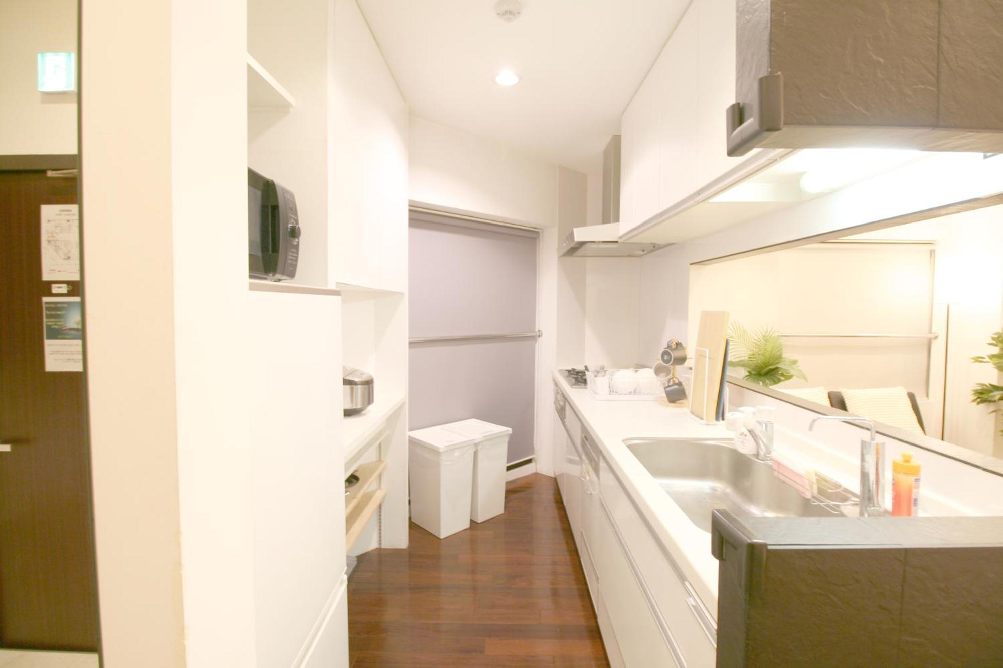 Apartment 大阪中心!!! 黒門市場徒歩5分 日本橋駅徒歩10分 道頓堀徒歩15分 ホテルリネン使用