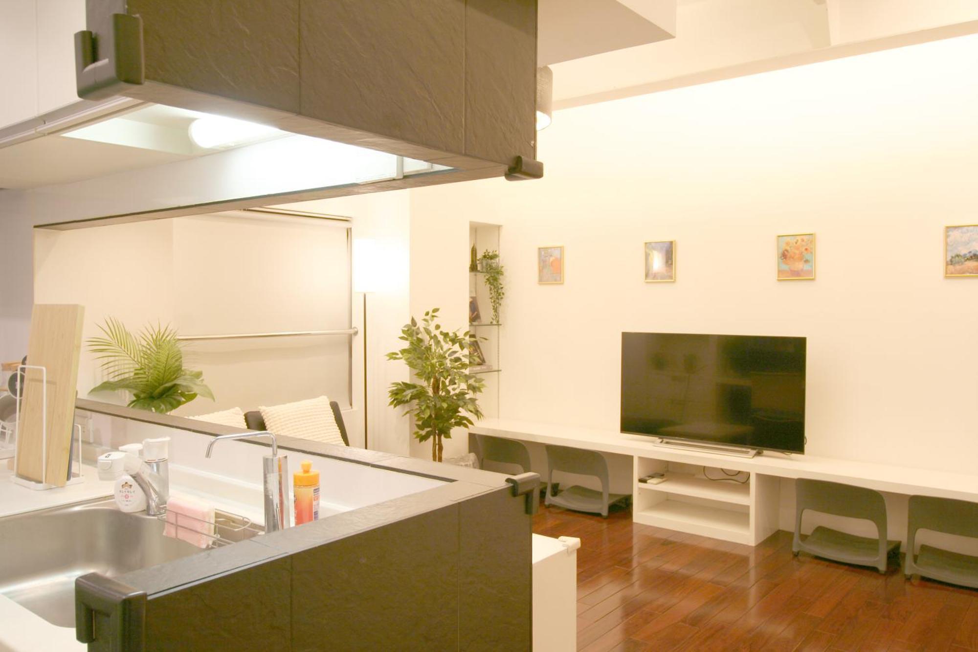 Apartment 大阪中心!!! 黒門市場徒歩5分 日本橋駅徒歩10分 道頓堀徒歩15分 ホテルリネン使用 Osaka