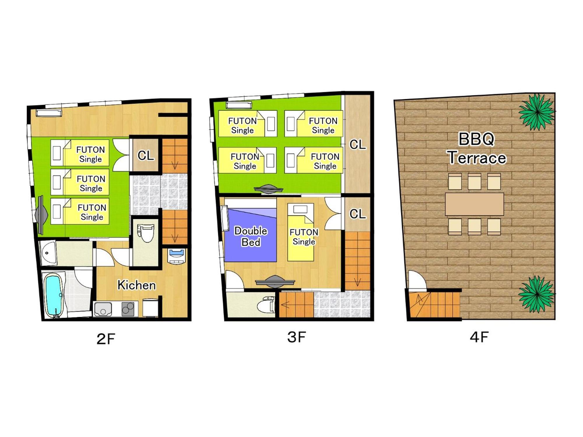 Apartamento 大阪西九条stay2 屋上bbq可