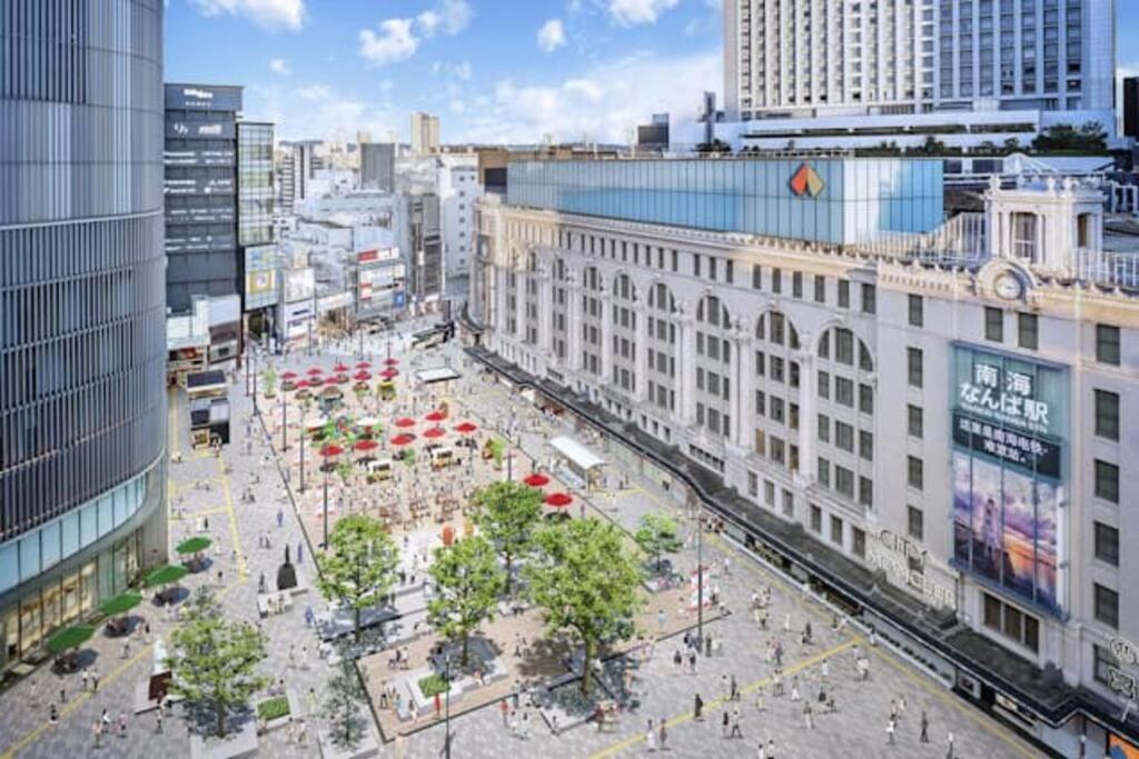 101号室花園町駅と萩之茶屋駅各徒歩2分ベット2台専用バスルーム付きな格安民泊 *