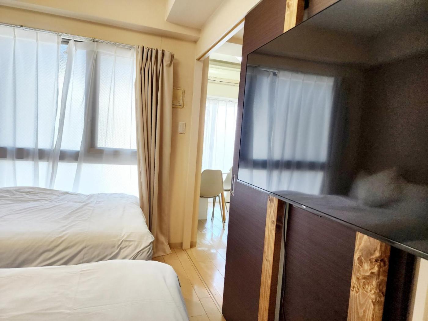 Apartment Cocone House Twin Bedroom 2 Stops From Namba Station