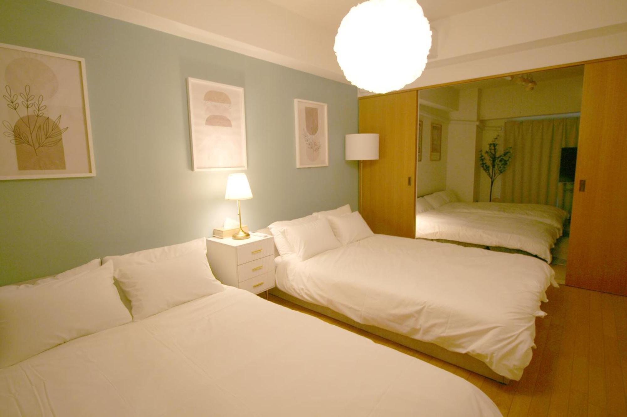 Apartment 大阪中心街 道頓堀徒歩10分!!! 日本橋駅 徒歩10分 ホテルリネン使用 702 *