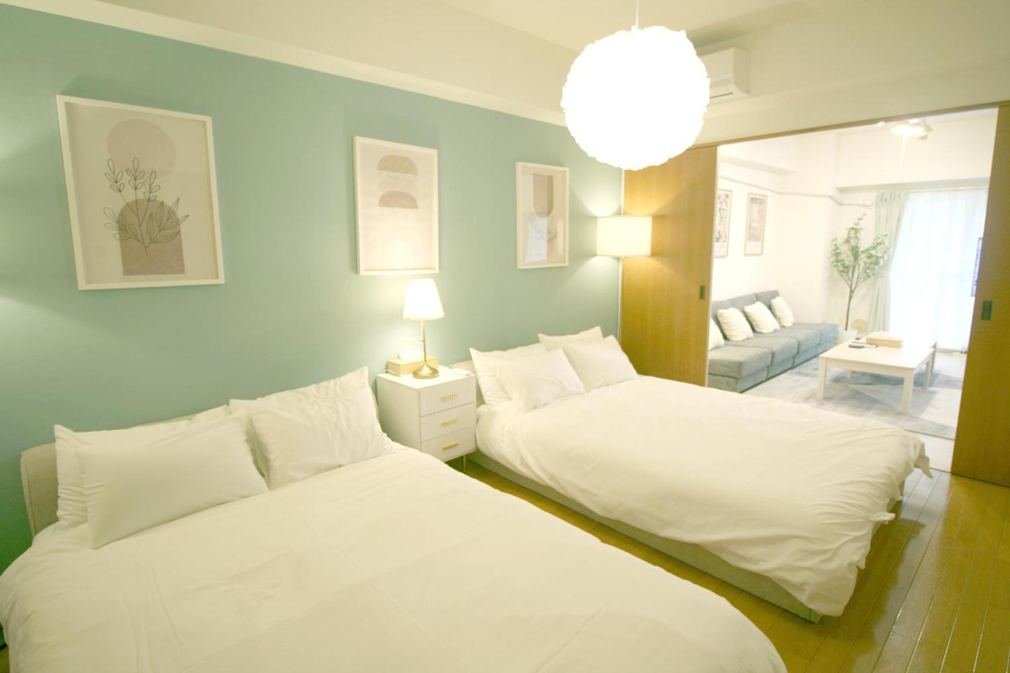 Apartment 大阪中心街 道頓堀徒歩10分!!! 日本橋駅 徒歩10分 ホテルリネン使用 702