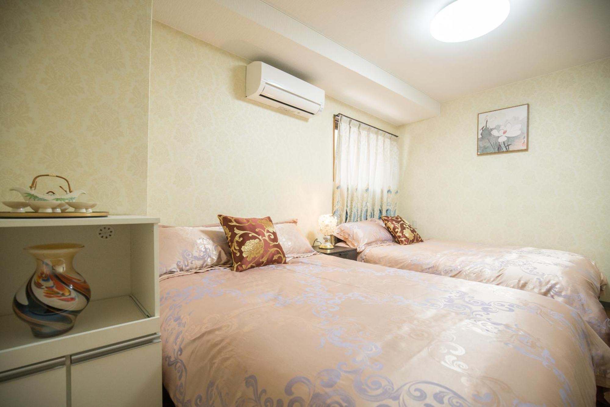 Apartment 共享露台日本橋駅步行3分钟道顿堀市中心三室一厅公寓房302房间