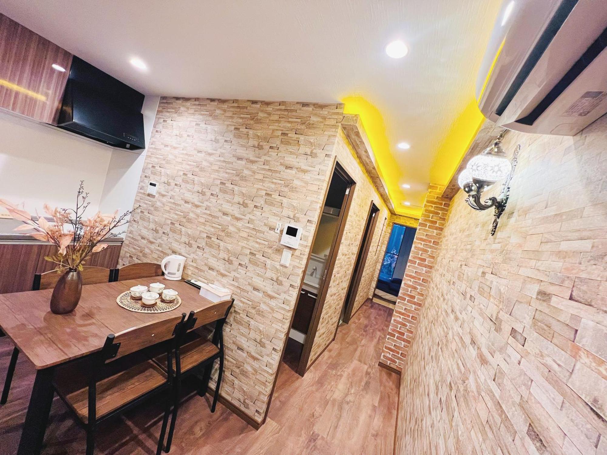 二室一厅-大阪中心-心斋桥-难波-梅田-usj-日本桥-大阪城公园-京都神户奈良-地铁站200m