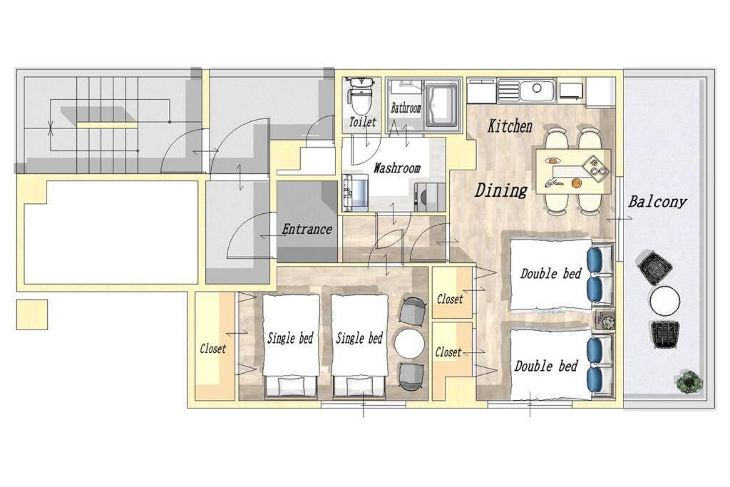 Py81 Classy Yuhigaoka Apartment *