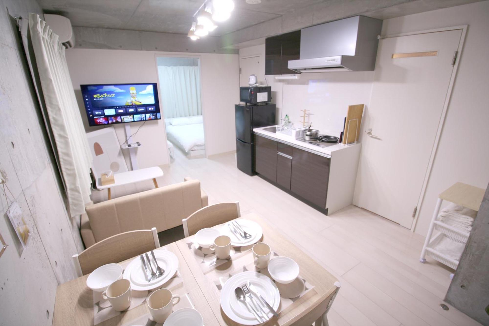 Newopen 今宮駅徒歩2分大国町駅5分 難波道頓堀も徒歩圏内 ホテルリネン使用 *