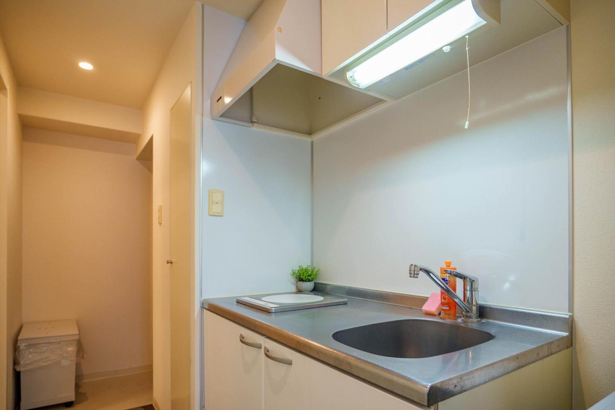 Apartment 黒門市場徒歩5分 通天閣難波エリア徒歩圏内 トイレと浴室付き まるまる貸切 エレベーター 高層804