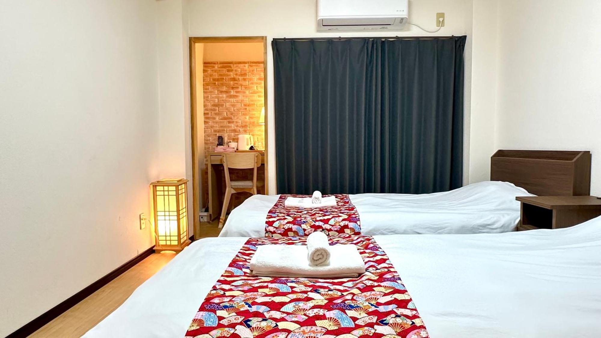 Apartment 101号室花園町駅と萩之茶屋駅各徒歩2分ベット2台専用バスルーム付きな格安民泊