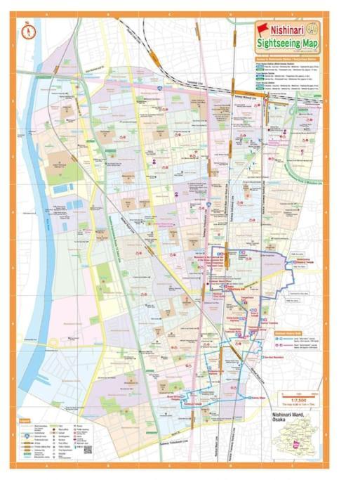Apartment 305号室花園町と萩之茶屋駅各2分和室ミニキッチンと専用バスルーム付きアクセス抜群
