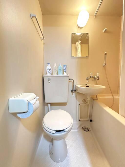 Apartment 202号室花园町萩之茶屋駅2分和室2名専用バスルームアクセス抜群 Osaka