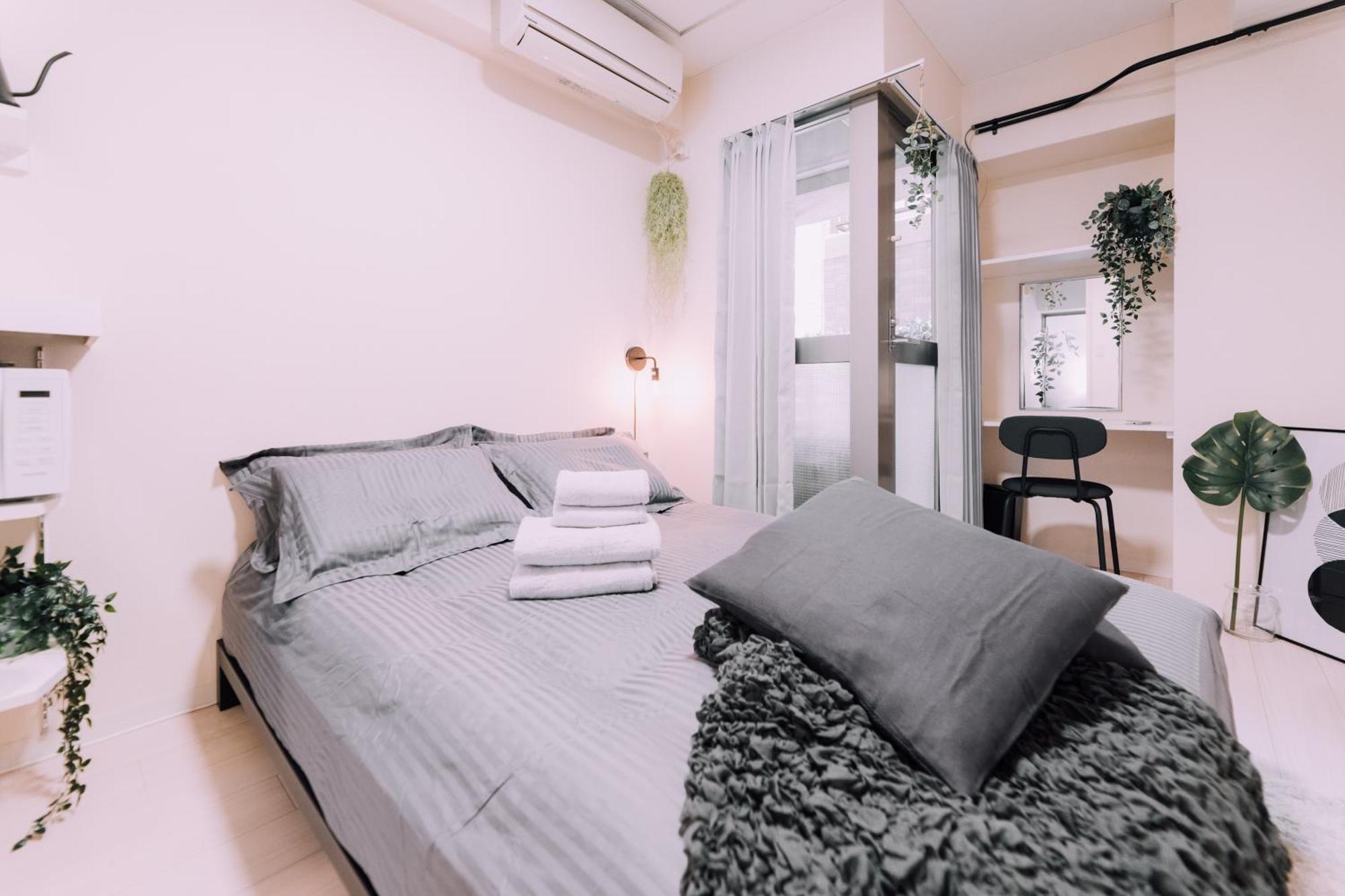 Apartamento Minimalist Loft Namba Compact With A 24-hour Gym Ma501