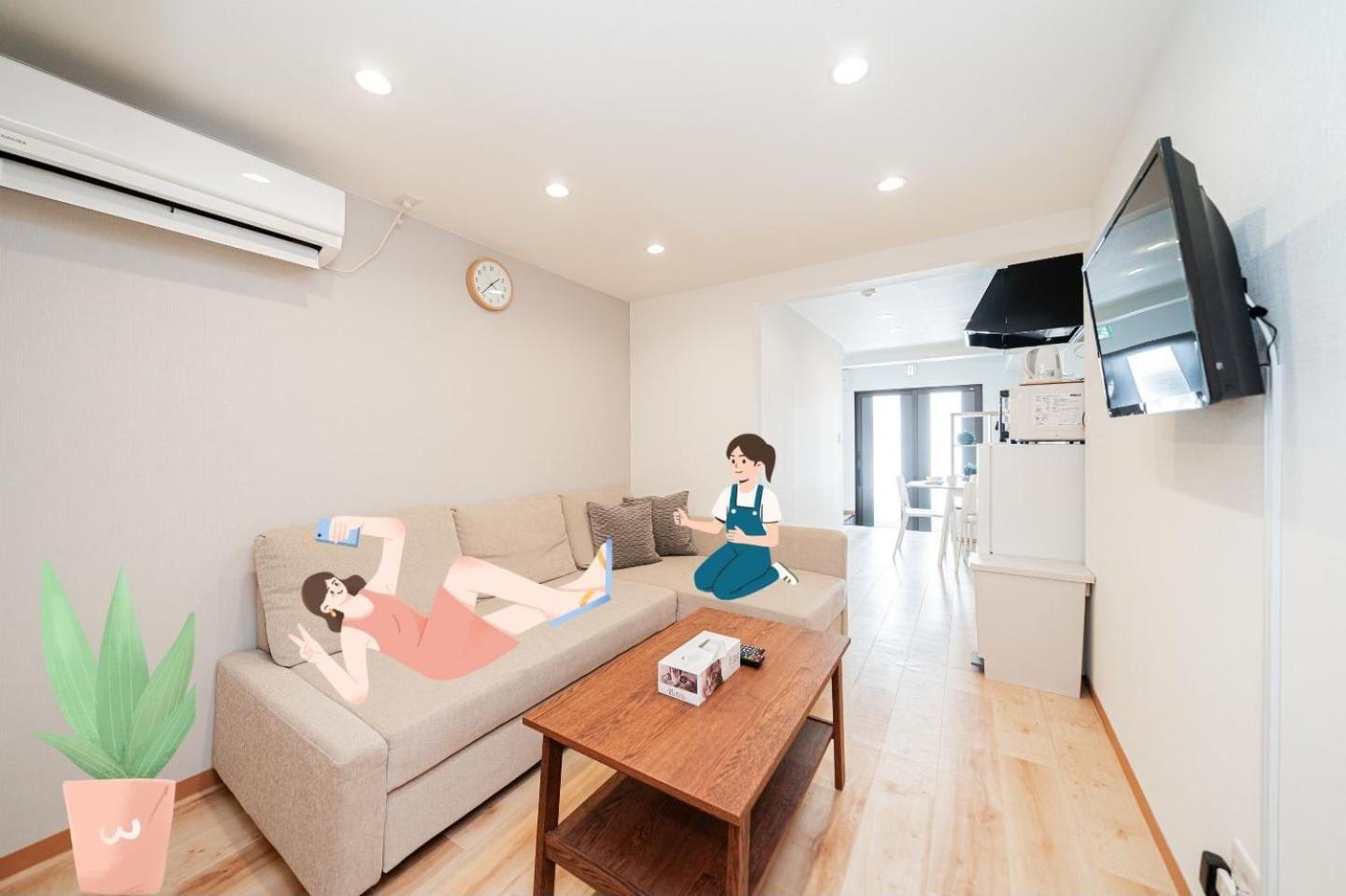 Casa de férias Koheitsu Tsurumibashi 6ppl House Namba Shinsaibashi Usj Osaka