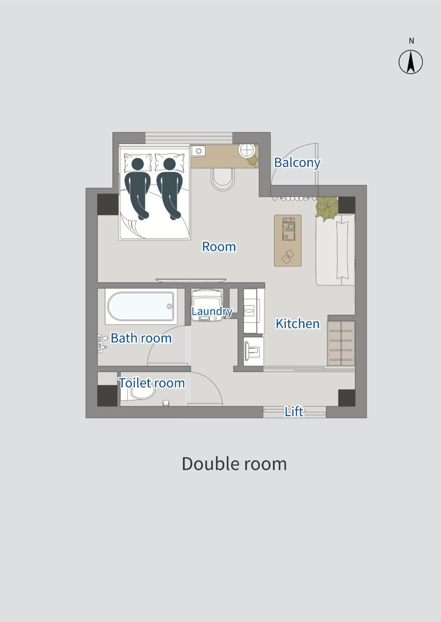 Leisurely - Namba 悠闲居-难波 Aparthotel Osaka
