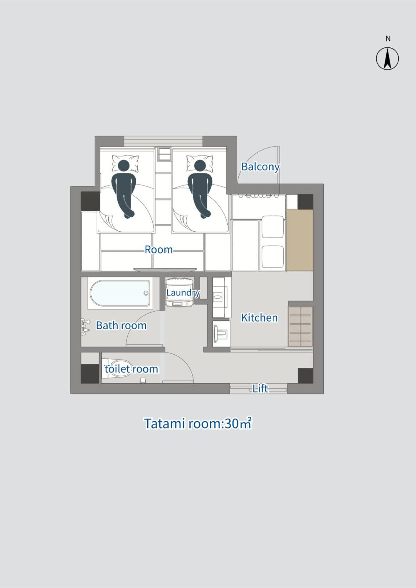 Leisurely - Namba 悠闲居-难波 Aparthotel