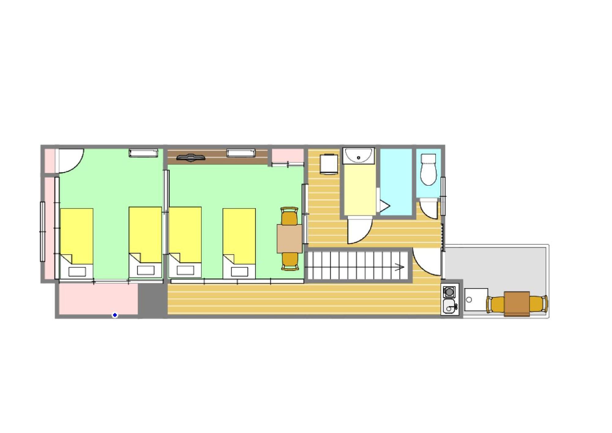 Apartment Namba Traditional Japanese House