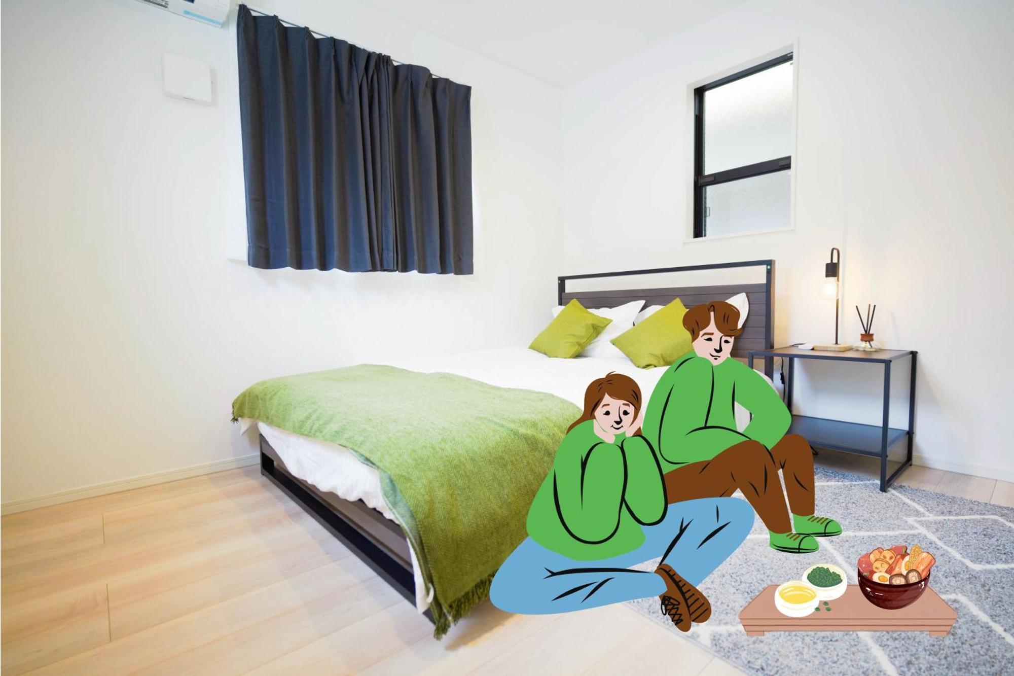 Apartment White Color New Design 5ppl Funny Play House 2ldk Osaka