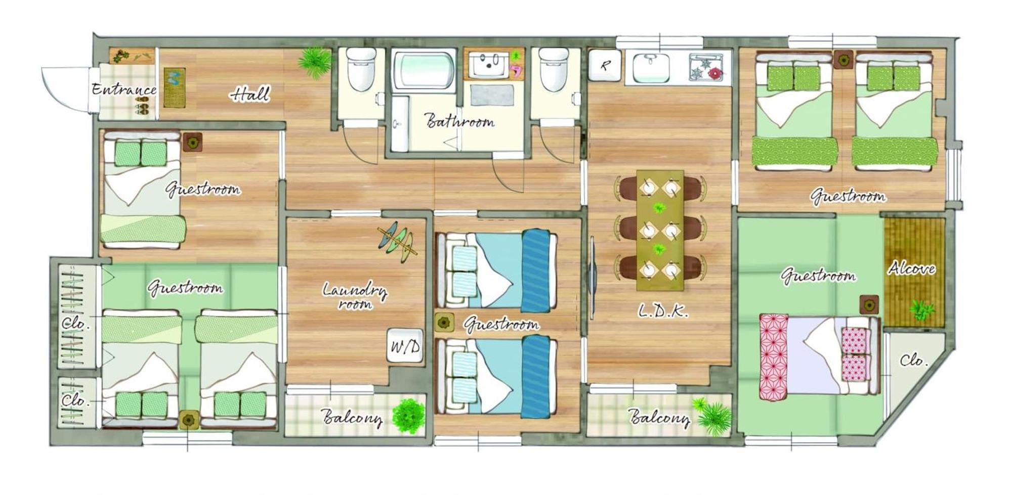 Apartamento Famille Naniwa 501 / Fn51 *