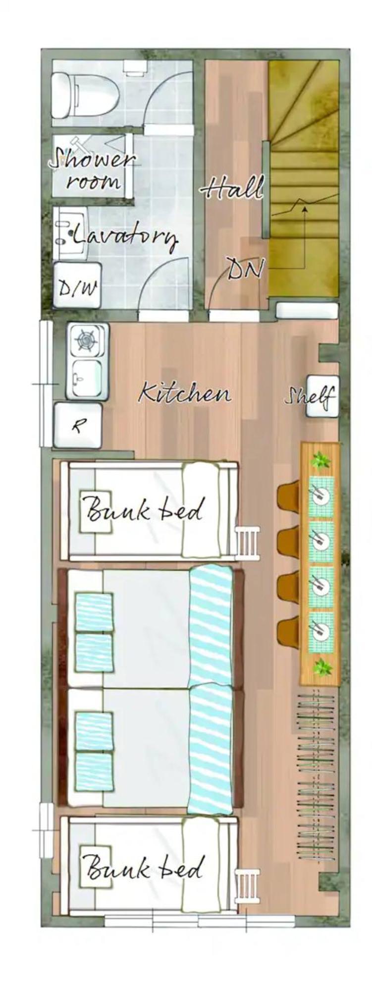Apartment Matsuyamachi Building 3f/mb3 *