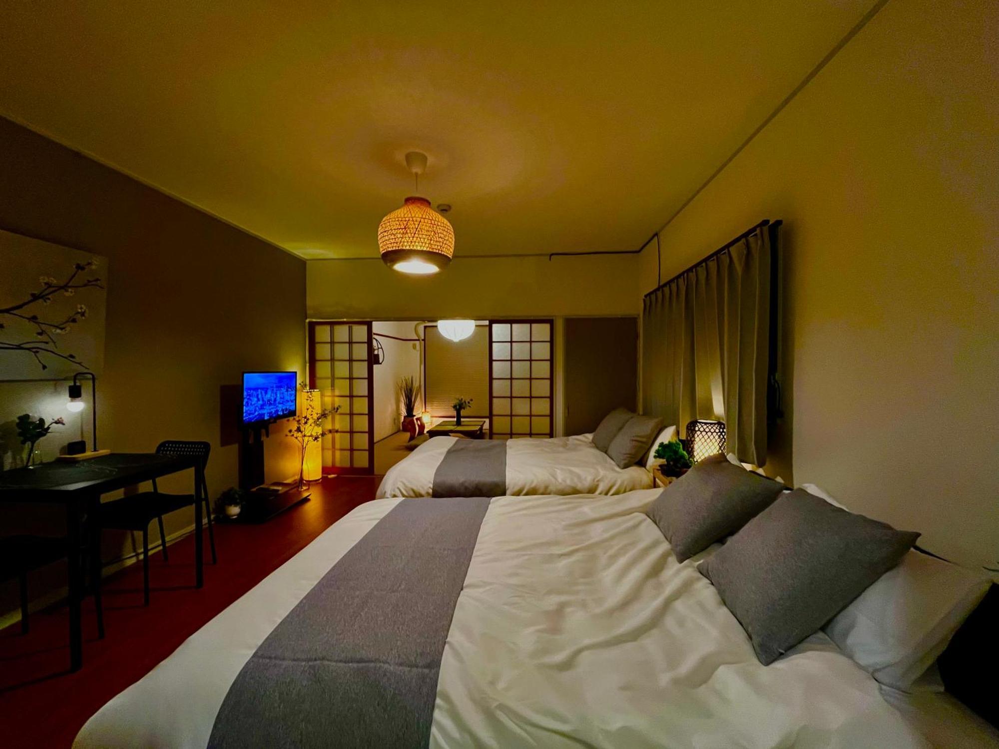 Apartment Omotenashi 41m2 1ldk 十三駅徒歩1分 梅田2分 神戸京都アクセス良好 和室のある家