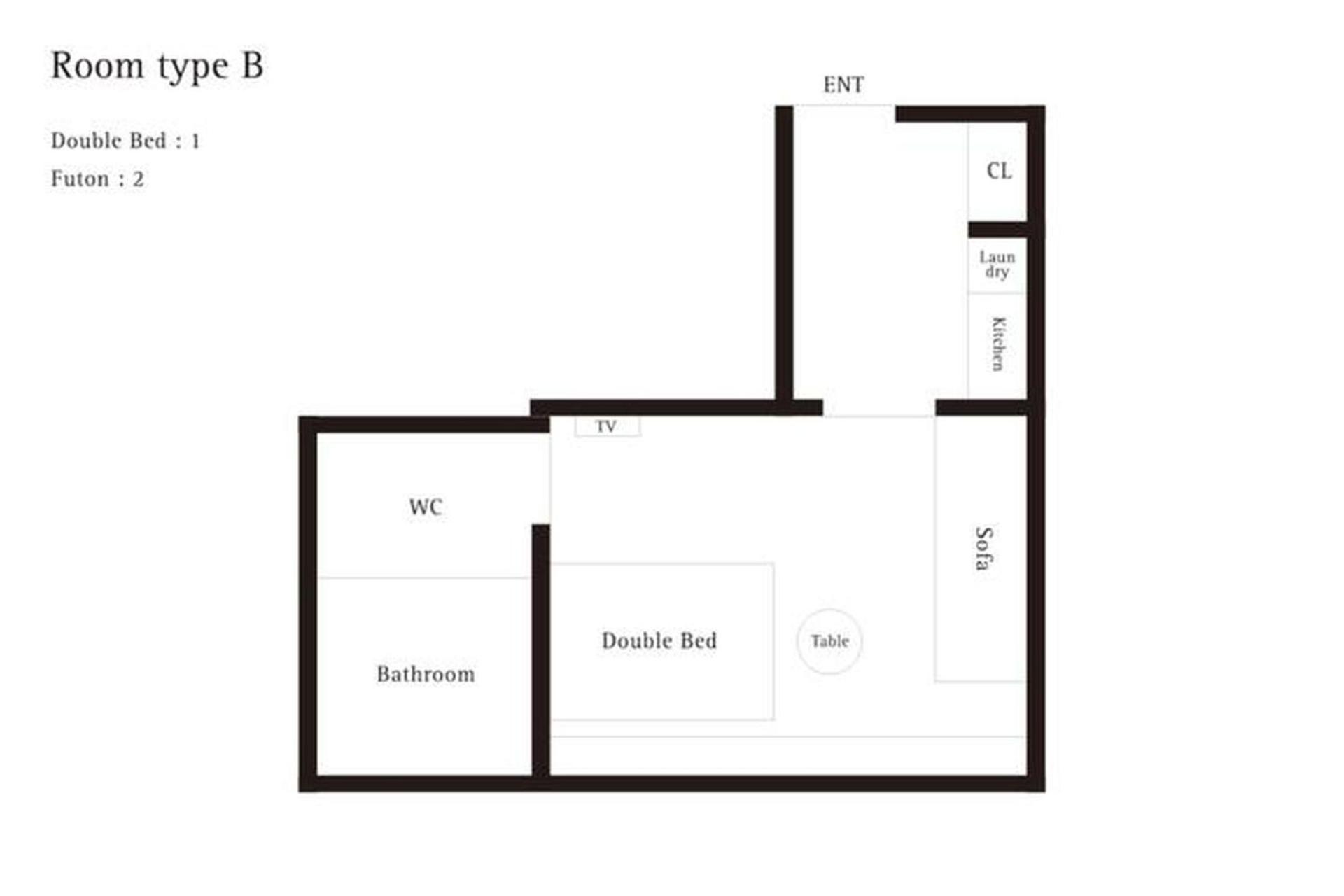 Apartment 癒し黒門本館202 *