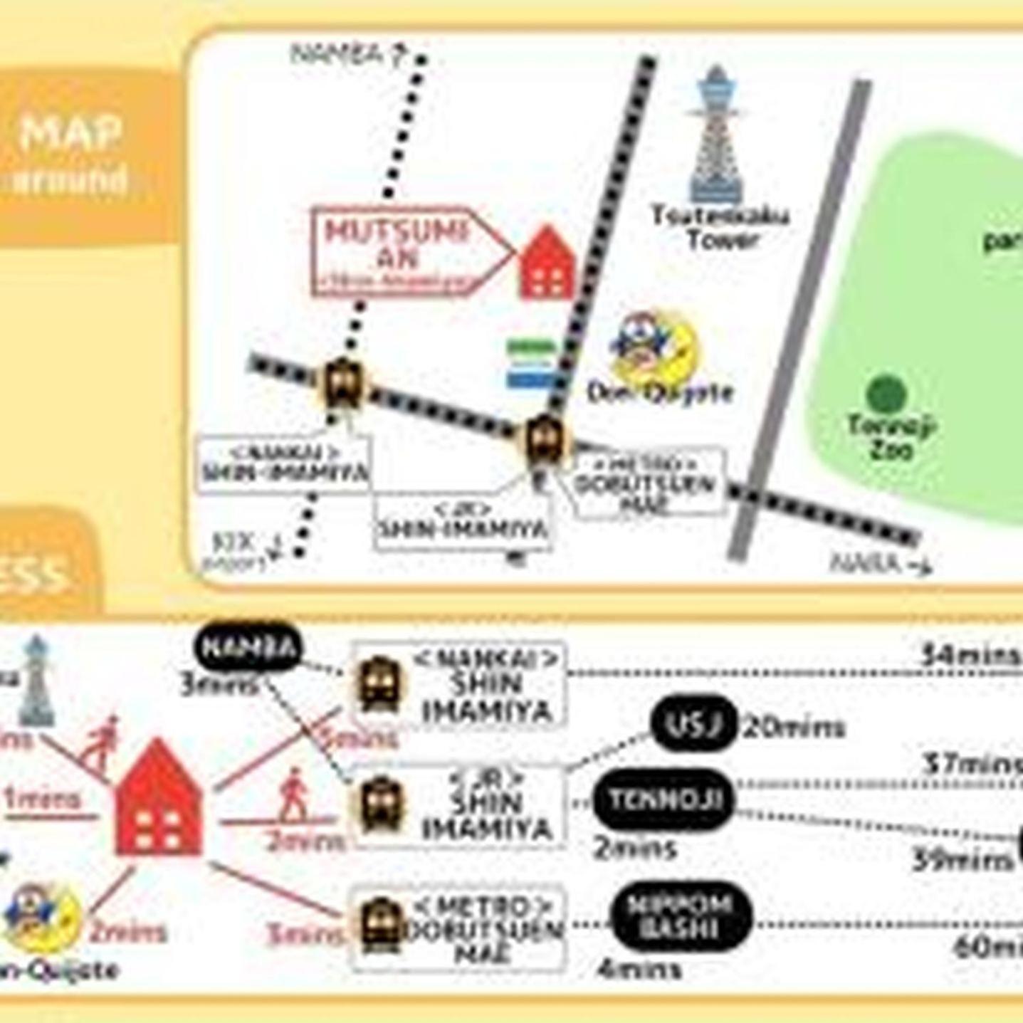 Apartment むつみ庵新今宮101 Osaka