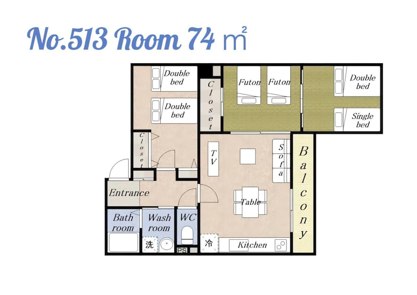 Minpaku Emperor513 Apartment Osaka