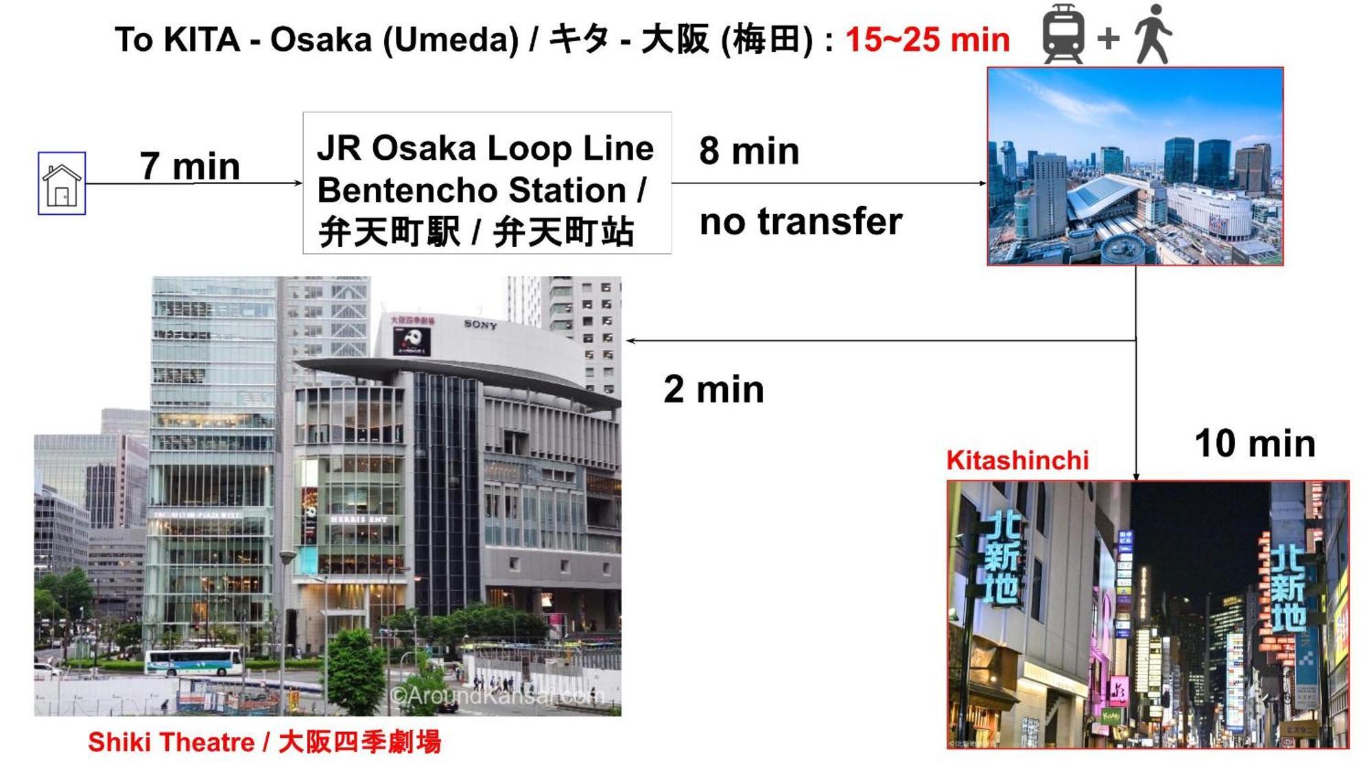 Apartamento Usj 22min,kaiyukan 11min,kyocera Dome 8min,solaniwa Onsen 5min,direct 2 Kix,kaiyukan,osaka,nara,osaka Castle Osaka