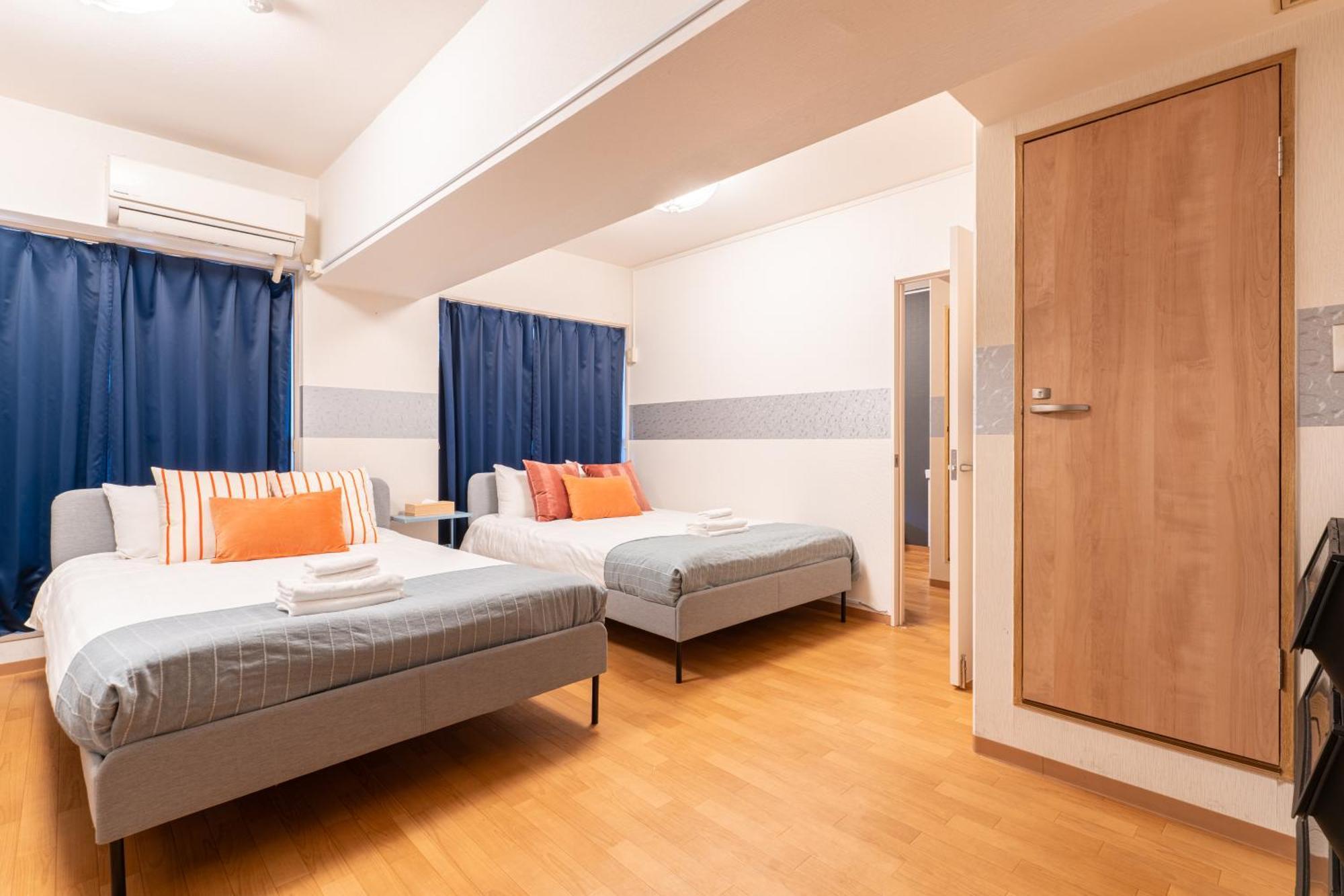 Aparthotel 天满桥 #有电梯 #步行大阪城 #赏樱花必打卡点 #直达梅田 京都 #多浴室多厕所非常适合家庭客人入住 #免费wifi