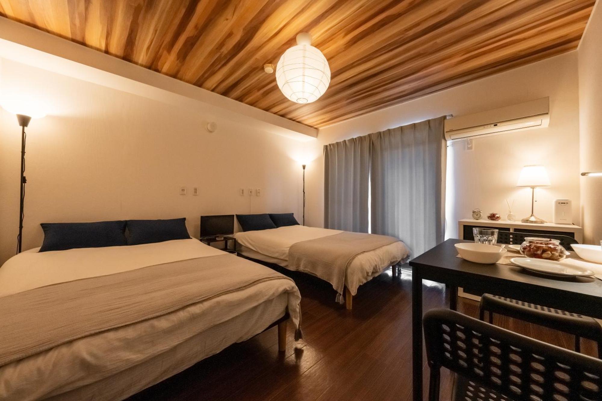 Apartment 独立した3部屋をご利用できます