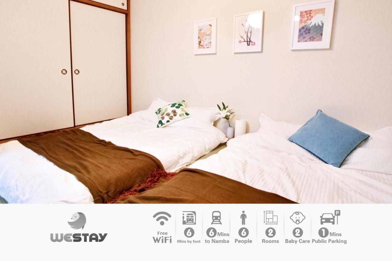 Westay Designers House/6 Mins To Shinsaibashi201 Apartment