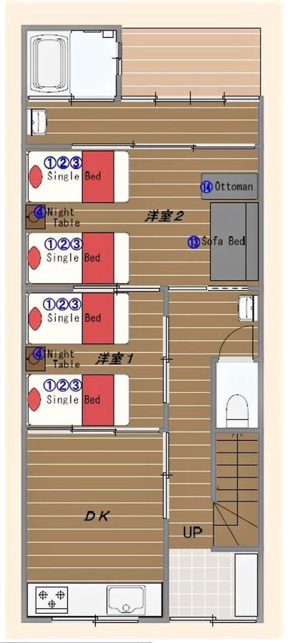 大今里一戸建 Samurai House Imazaki 難波直通 Osaka