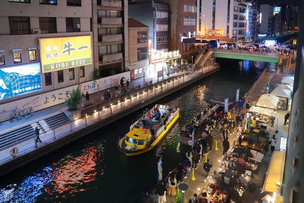Apartment 道頓堀民泊＆mini浮世絵美術館、道頓堀真ん中、心斎橋、家族旅行、family Trip 401 *