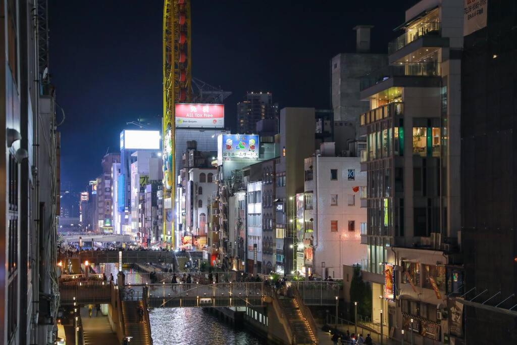 道頓堀民泊51,道頓堀真ん中,mini浮世絵美術館,心斎橋,家族旅行,family Trip Apartment Osaka
