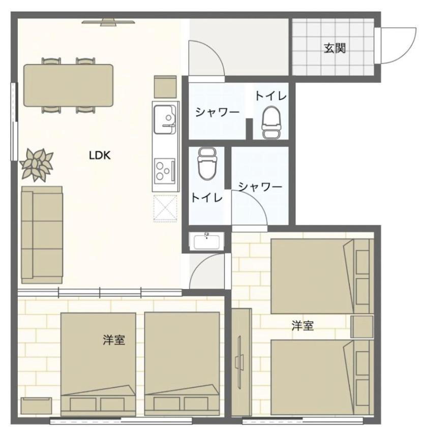 323 Namba -3f Apartment *