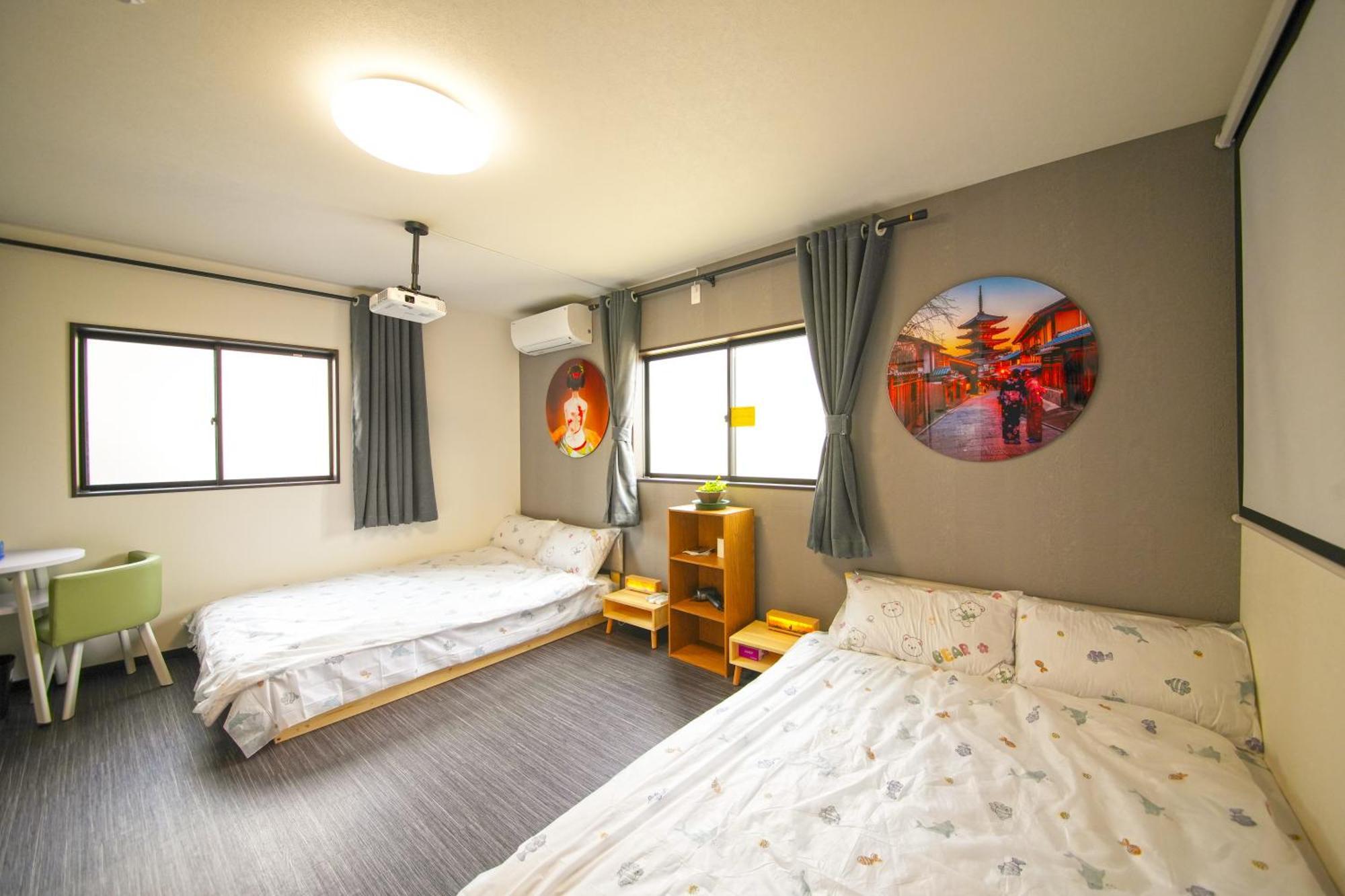 Blue House I大阪青の舍 I床品只使用一次 I步行8分钟内4站可达 Apartment Osaka