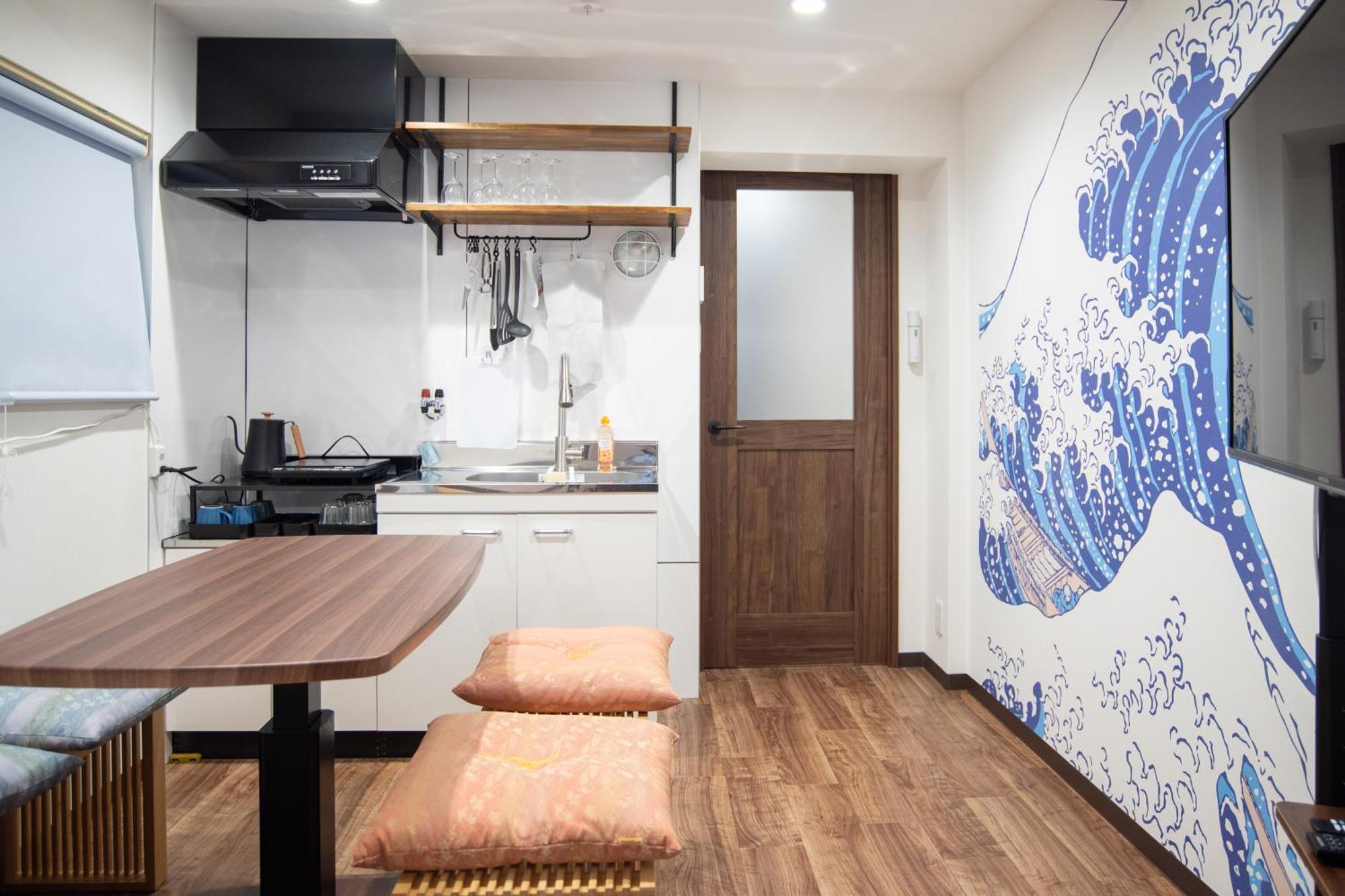 Apartment Traditional Japanese House, 100years, Renovated Into Japanese Art, Shinsekai Osaka