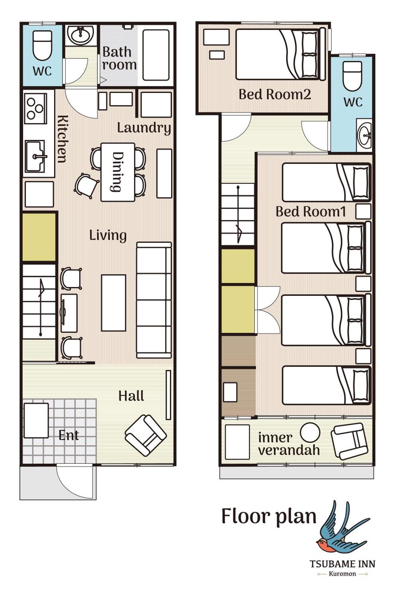 Apartment Tsubame Kuromon Osaka