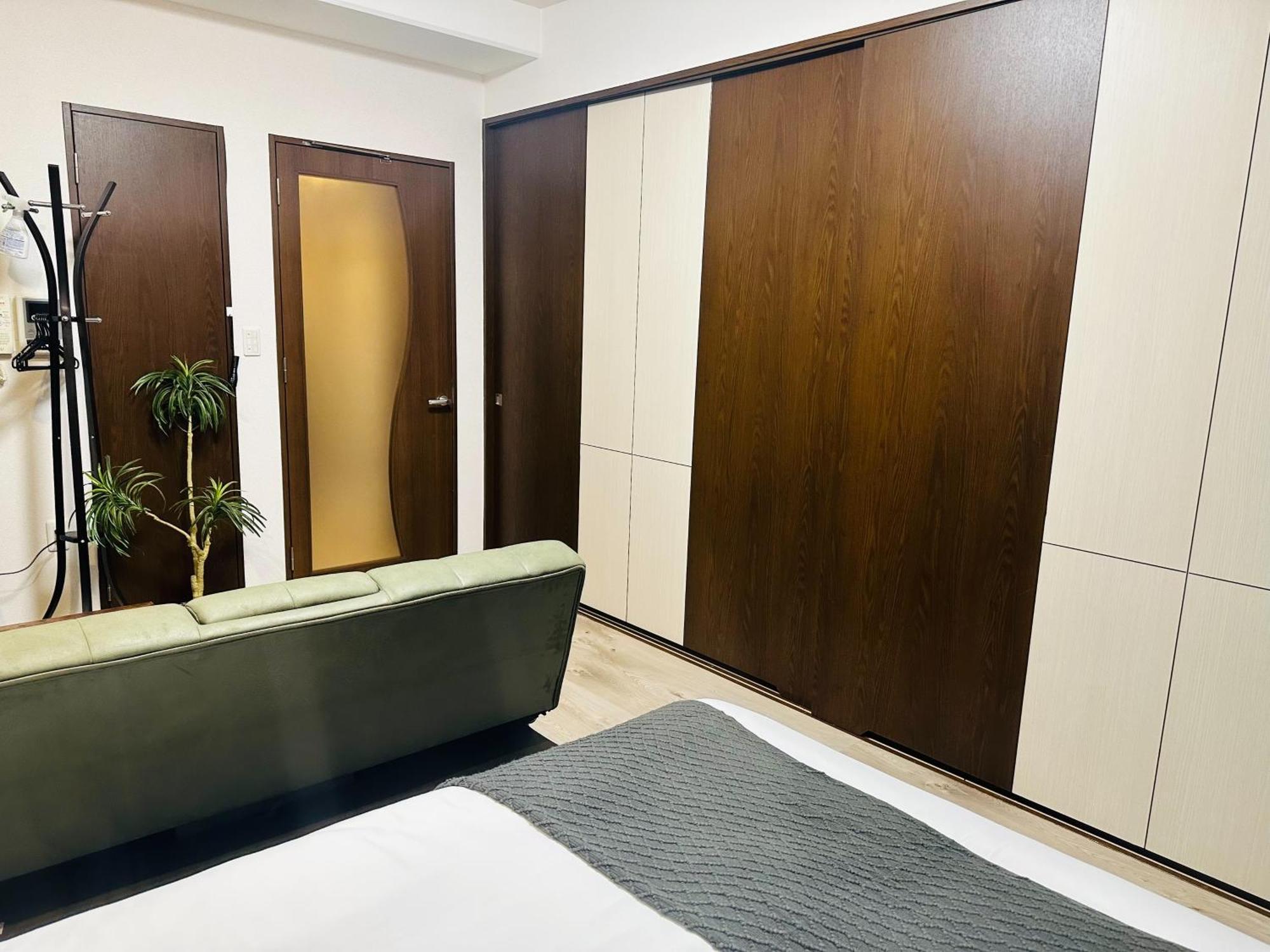 Apartment グリコ心斎橋道頓堀黒門市場10分wifiホットプレート完備ｖ