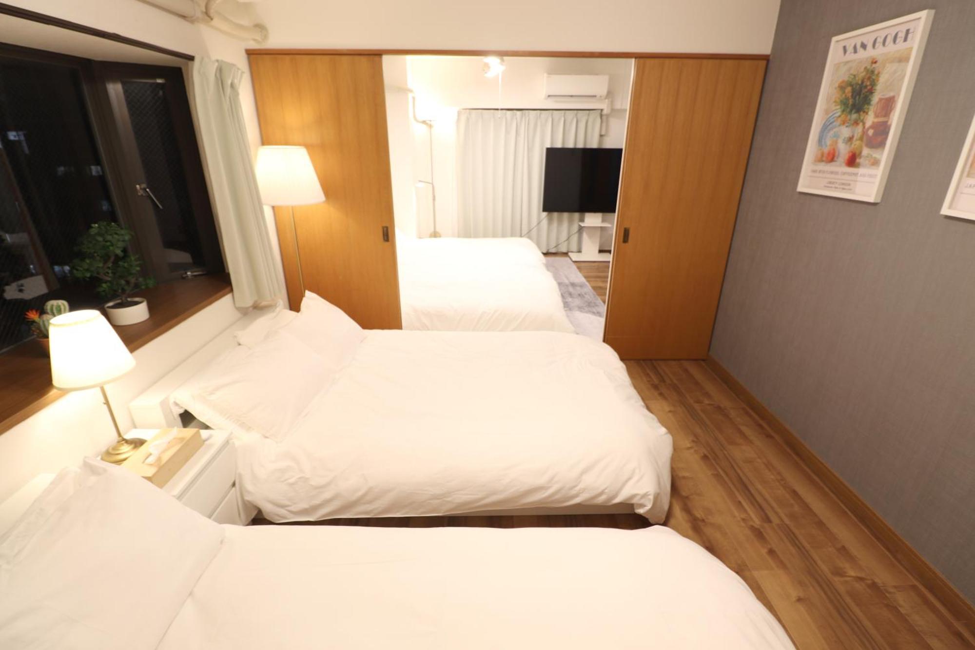 Apartment 大阪中心街 道頓堀徒歩10分!!! 日本橋駅 徒歩10分 ホテルリネン使用 1003 Osaka