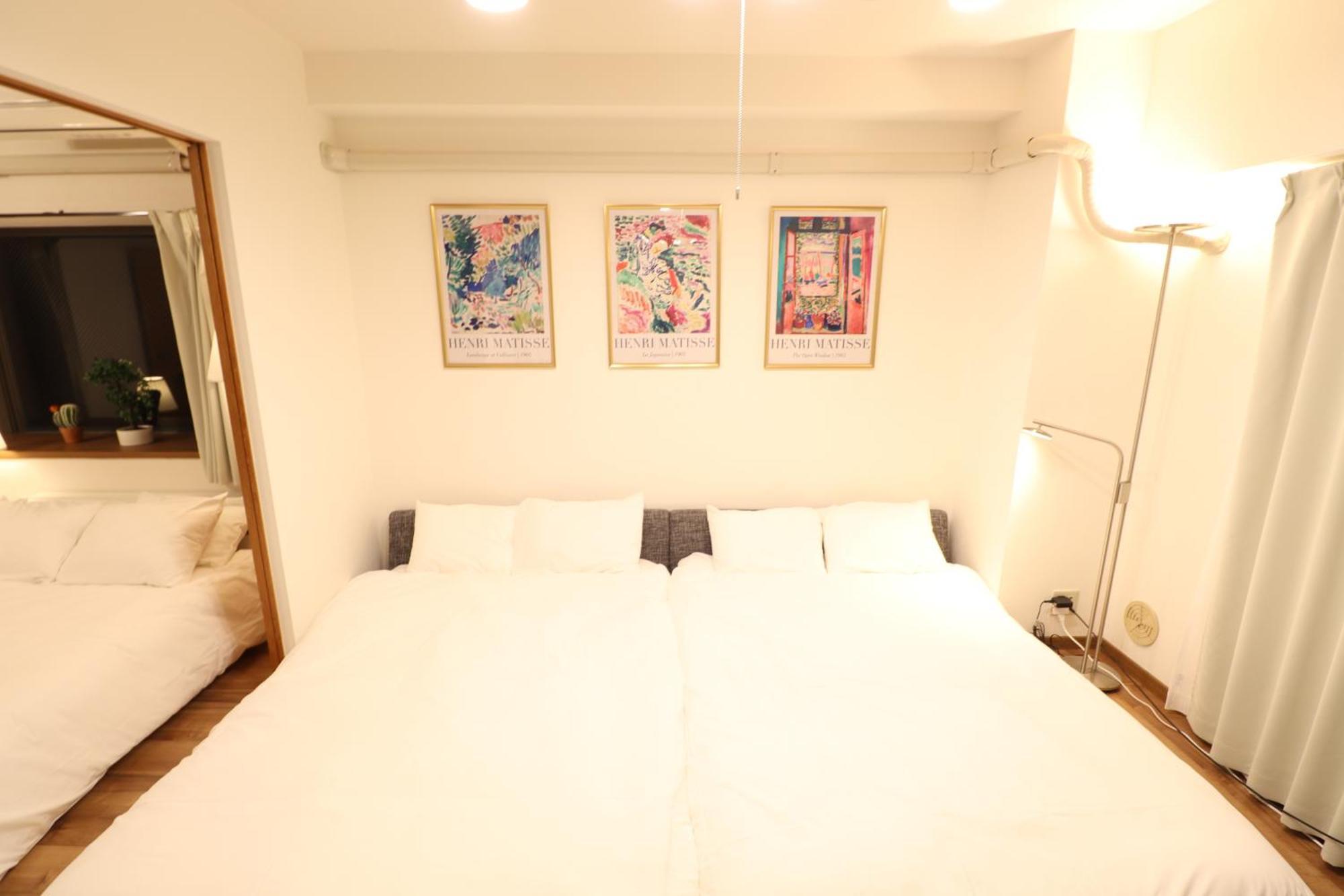 大阪中心街 道頓堀徒歩10分!!! 日本橋駅 徒歩10分 ホテルリネン使用 1003 Apartment