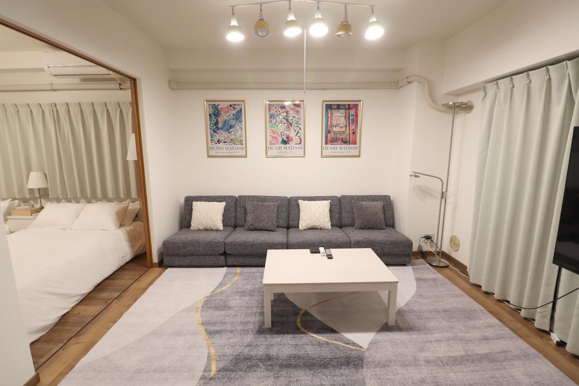 Apartment 大阪中心街 道頓堀徒歩10分!!! 日本橋駅 徒歩10分 ホテルリネン使用 1003