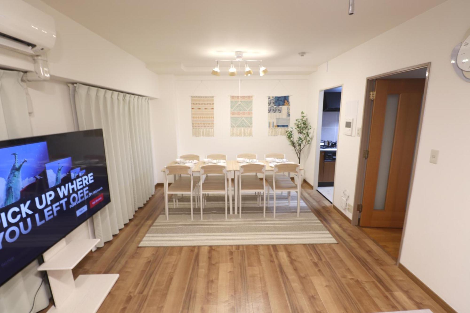 大阪中心街 道頓堀徒歩10分!!! 日本橋駅 徒歩10分 ホテルリネン使用 1003 Apartment