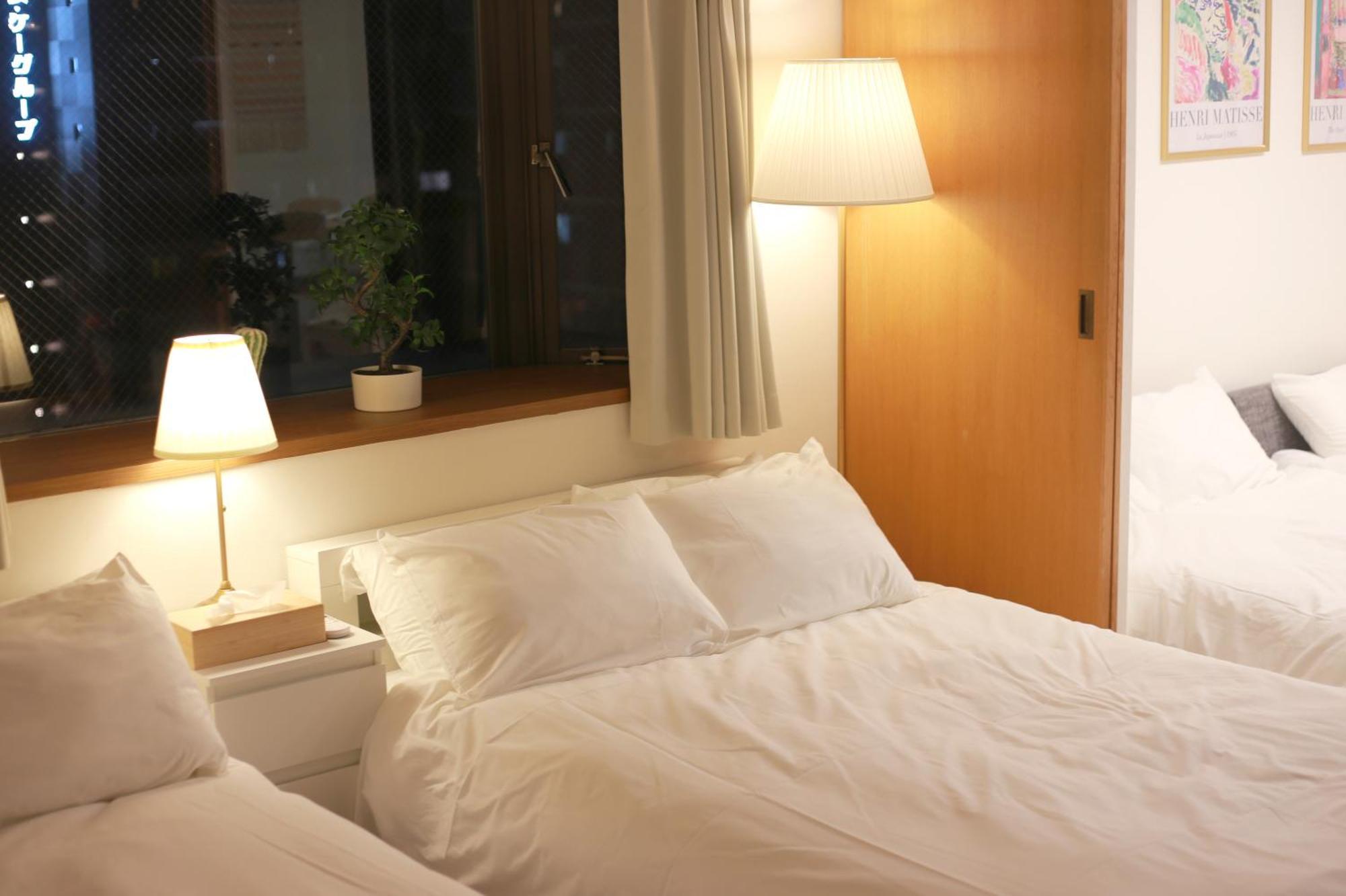 大阪中心街 道頓堀徒歩10分!!! 日本橋駅 徒歩10分 ホテルリネン使用 1003 Apartment *