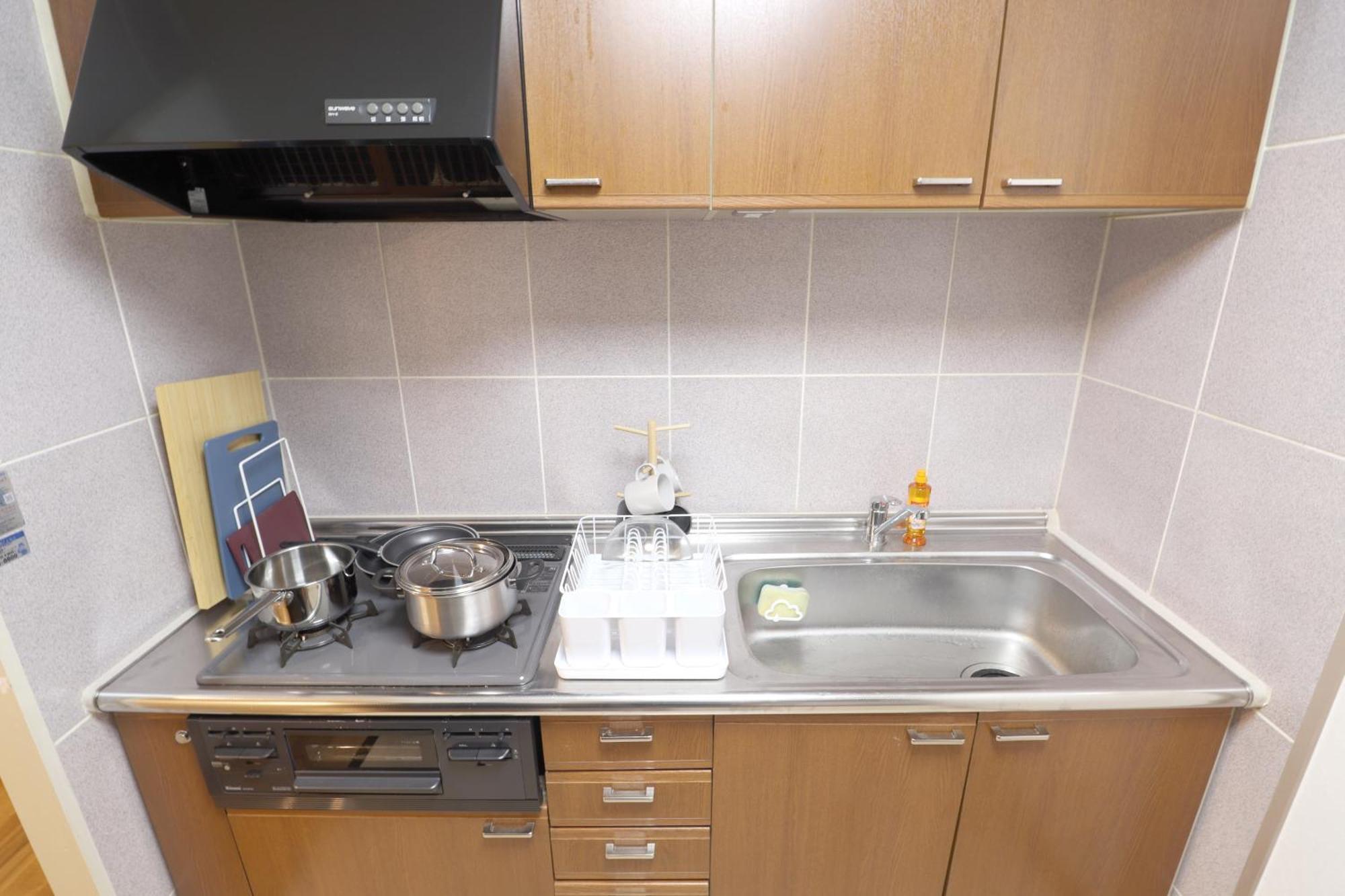 Apartment 大阪中心街 道頓堀徒歩10分!!! 日本橋駅 徒歩10分 ホテルリネン使用 1003