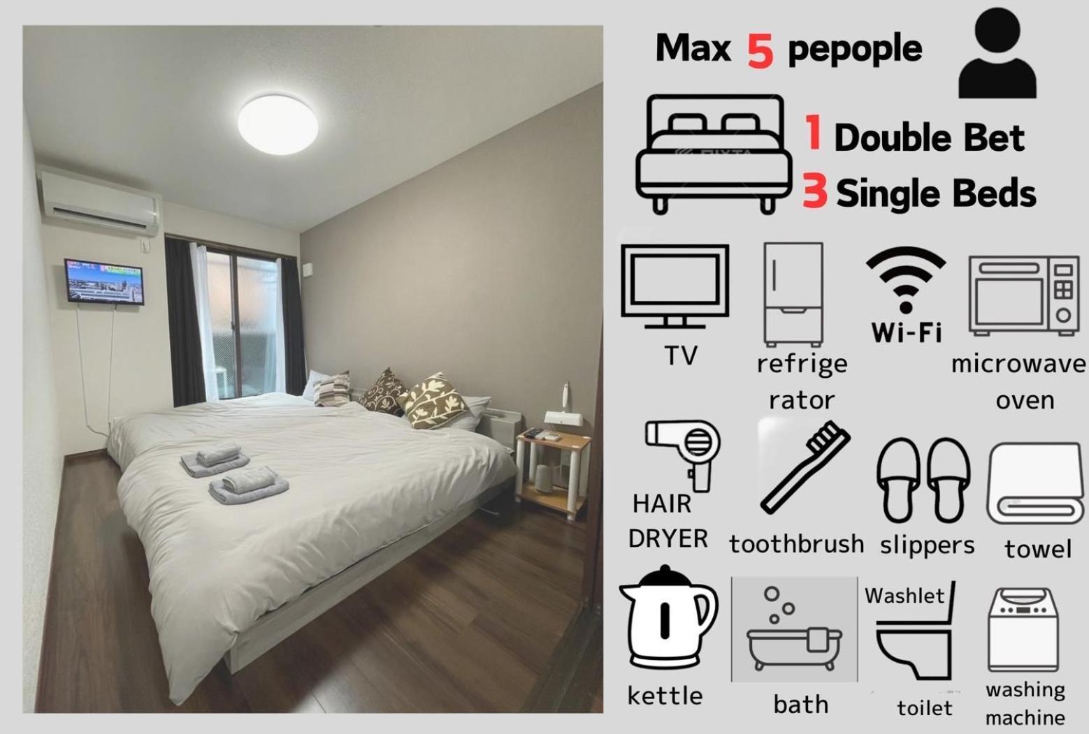 Apartment エルメゾン3rd Osaka