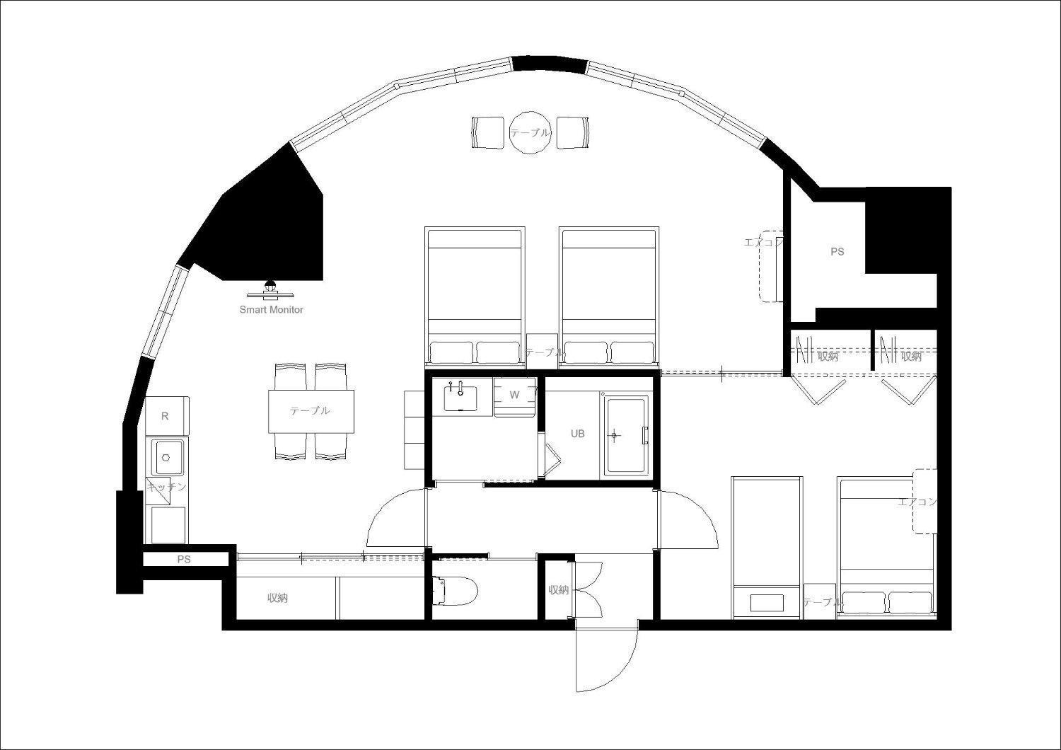 Lasante Umedakita Apartment